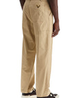 Valentino Garavani stretch canvas cargo pants for men.