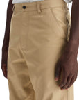 Valentino Garavani stretch canvas cargo pants for men.