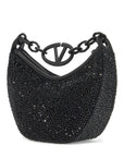 Valentino Garavani mini vlogo moon bag hobo purse with