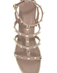 Valentino Garavani rockstud wedge sand