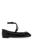 Valentino Garavani silk rockstud ballet flats