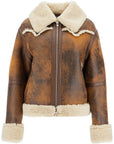 Stand Studio lessie faux shearling jacket