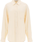 Stella McCartney oversized shirt in crepe jersey