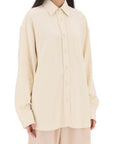 Stella McCartney oversized shirt in crepe jersey