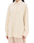 Stella McCartney oversized shirt in crepe jersey