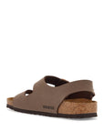 Birkenstock birkoflor mocca sandals with cork sole and adjustable straps milano