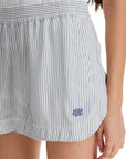 Stella McCartney 'striped silk shorts in a