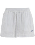 Stella McCartney 'striped silk shorts in a