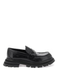 Alexander Mcqueen brushed leather wander loafers