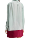 Valentino Garavani silk blouse with bow detail