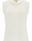 Valentino Garavani sleeveless silk top without