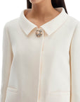 Valentino Garavani crepe couture jacket for