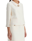 Valentino Garavani crepe couture jacket for