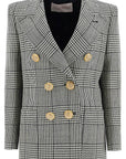 Valentino Garavani double-breasted pied de poule wool bl