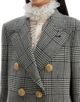 Valentino Garavani double-breasted pied de poule wool bl