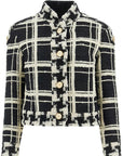 Valentino Garavani "macro check tweed jacket for