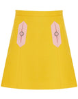 Valentino Garavani wool and silk mini skirt