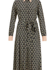 Valentino Garavani este\n\nmidi twill dress with all the