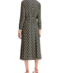 Valentino Garavani este\n\nmidi twill dress with all the