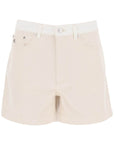 Stella McCartney banana denim shorts