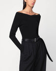 Stella McCartney Black viscose-blend top