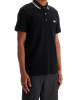 Valentino Garavani regular fit polo shirt with vlogo patch