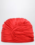 Valentino Garavani Red silk turban