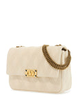 Valentino Garavani quilted shoulder bag butter white with golden chain