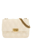 Valentino Garavani quilted shoulder bag butter white with golden chain