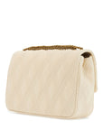 Valentino Garavani quilted shoulder bag butter white with golden chain