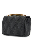 Valentino Garavani small black quilted shoulder bag with gold chain