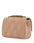 Valentino Garavani small shoulder bag in cinnamon pink with diamond pattern