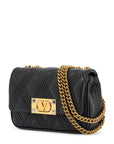 Valentino Garavani small black quilted shoulder bag with gold chain