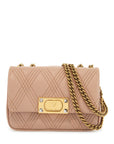 Valentino Garavani small shoulder bag in cinnamon pink with diamond pattern