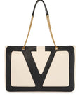 Valentino Garavani large white chain tote bag