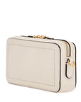 Valentino Garavani mini camera case in ivory leather with adjustable strap and golden details