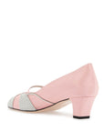 Valentino Garavani pink satin pumps with rhinestones