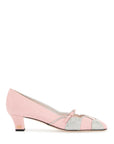 Valentino Garavani pink satin pumps with rhinestones