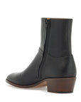 Valentino Garavani leather pat ankle boots