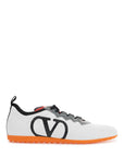 Valentino Garavani sneaker in white polyurethane with high breathability and hook-and-loop closure