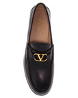 Valentino Garavani vlogo signature leather moccas