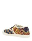 Valentino Garavani multicolor cotton sneakers with elaborate print