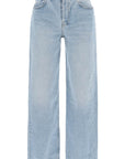 Interior remy wide leg jeans