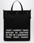 Saint Laurent North/South tote bag in black canvas