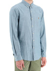 Polo Ralph Lauren slim fit shirt in stone-washed chambray