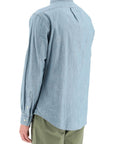 Polo Ralph Lauren slim fit shirt in stone-washed chambray