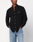 Polo Ralph Lauren Black featherweight mesh shirt