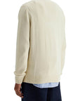 Polo Ralph Lauren cream cotton sweater with embroidered logo