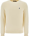 Polo Ralph Lauren cream cotton sweater with embroidered logo