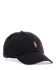 Polo Ralph Lauren black cotton cap with logo embroidery